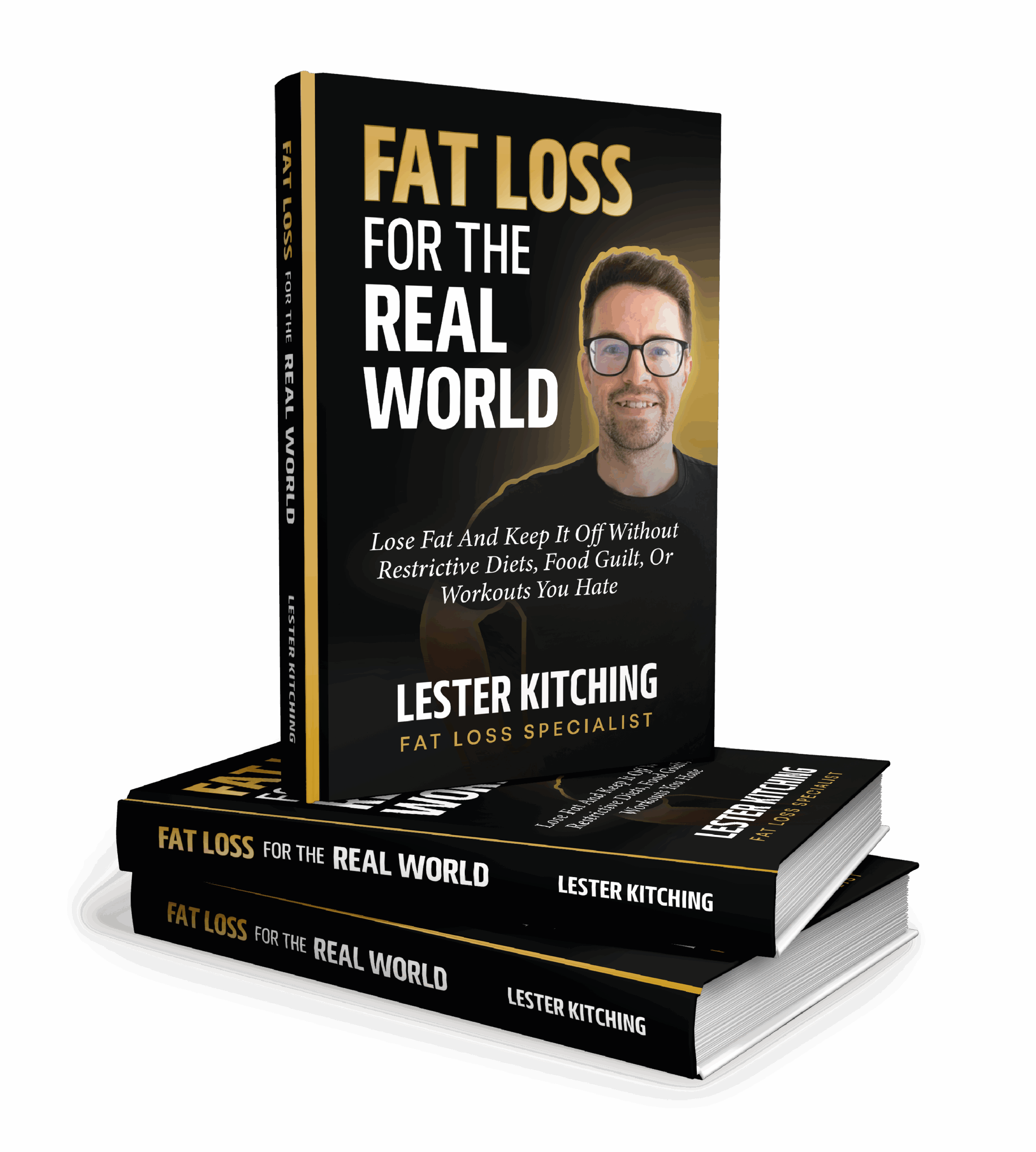 Fat Loss For The Real World By Lester Kitching Book Stack